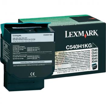 Lexmark C540H1KG Toner schwarz original für C540 X544 neu