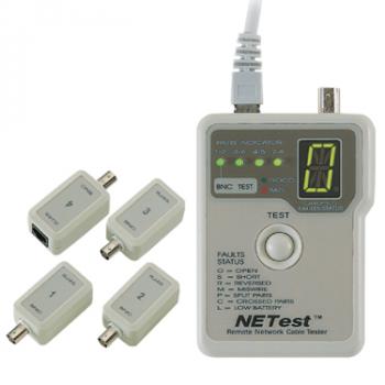 NETest 256450 Remote Network Cable Tester Netzwerktester BNC RJ-45 gebraucht