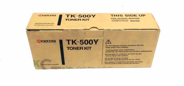 Kyocera TK-500Y Toner Kit gelb FS-C5016 original neu & ovp