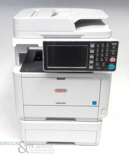 OKI MB492dn MFP Laserdrucker sw gebraucht - 22.800 gedr.Seiten
