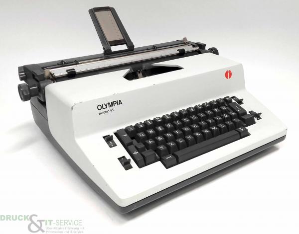 OLYMPIA electric 45 elektrische Schreibmaschine gebraucht