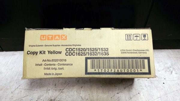 original UTAX 652010016 Toner Kit Gelb yellow CDC1520/1525/1532 NEU
