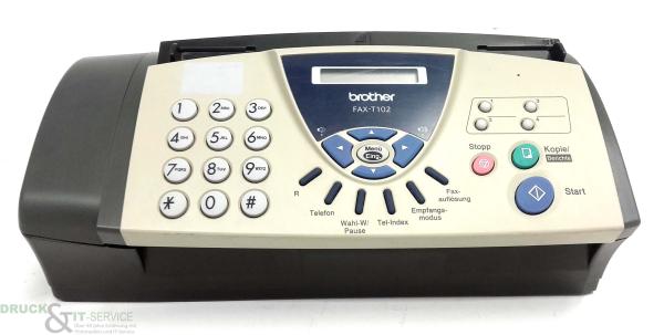 Brother Fax-T102 kompaktes Faxgerät gebraucht