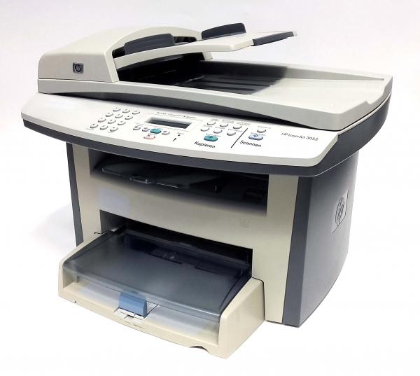 HP LaserJet 3052 Q6502A 3-in-1 mfp laserdrucker sw gebraucht