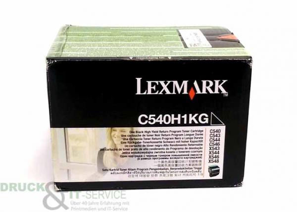Lexmark C540H1KG Toner schwarz original für C540 X544 neu